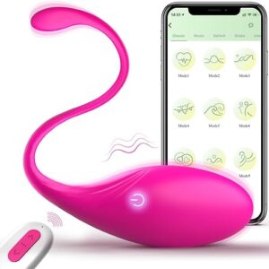 ECRVOM Adult Sex Toys for Women Couples-App Control Wearable Panty Vibrator with 9 Vibrations, G spot Clitoral Stimulator Couple Vibrators, Rose Sex Stimulator for Women...