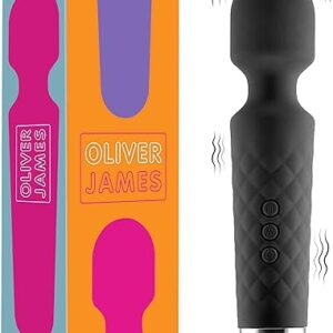 Oliver James Vibrator Sex Toys - Vibrators, Dildos and Vibrator for Women, Quiet Vibrating Dildo and Women Sex Toys, Adult Toys for Women, Sex Toy with 20 Vibrating Patterns for...